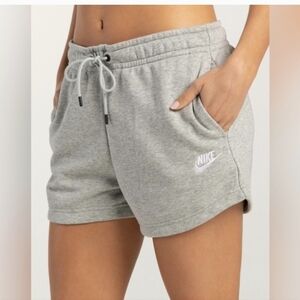 NWT Nike Womens Sportswear Club Gray Fleece Shorts Size 2X